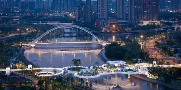 成都漂浮公園，一座橋，九種風(fēng)景